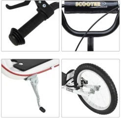 - Patinete Ajustable Para Niños Blanco*Homcom New