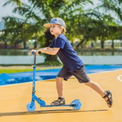 - Patinete azul con luces y música*Homcom Sale