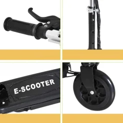 - Patinete Eléctrico Plegable Acero Negro*Homcom Clearance