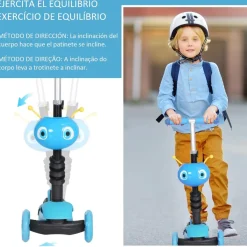 Best - Patinete evolutivo con asiento azul Patines Y Monopatines
