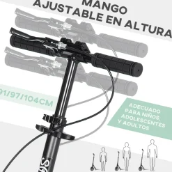 Clearance - Patinete plegable aluminio verde mint Patines Y Monopatines