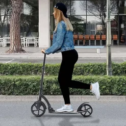 Online - Patinete plegable aluminio negro Patines Y Monopatines