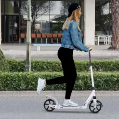 - Patinete plegable blanco*Homcom