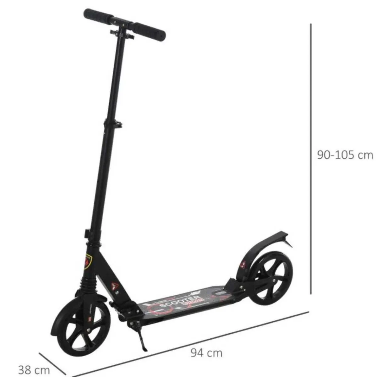 - Patinete Plegable Aluminio PP PU*Homcom Clearance