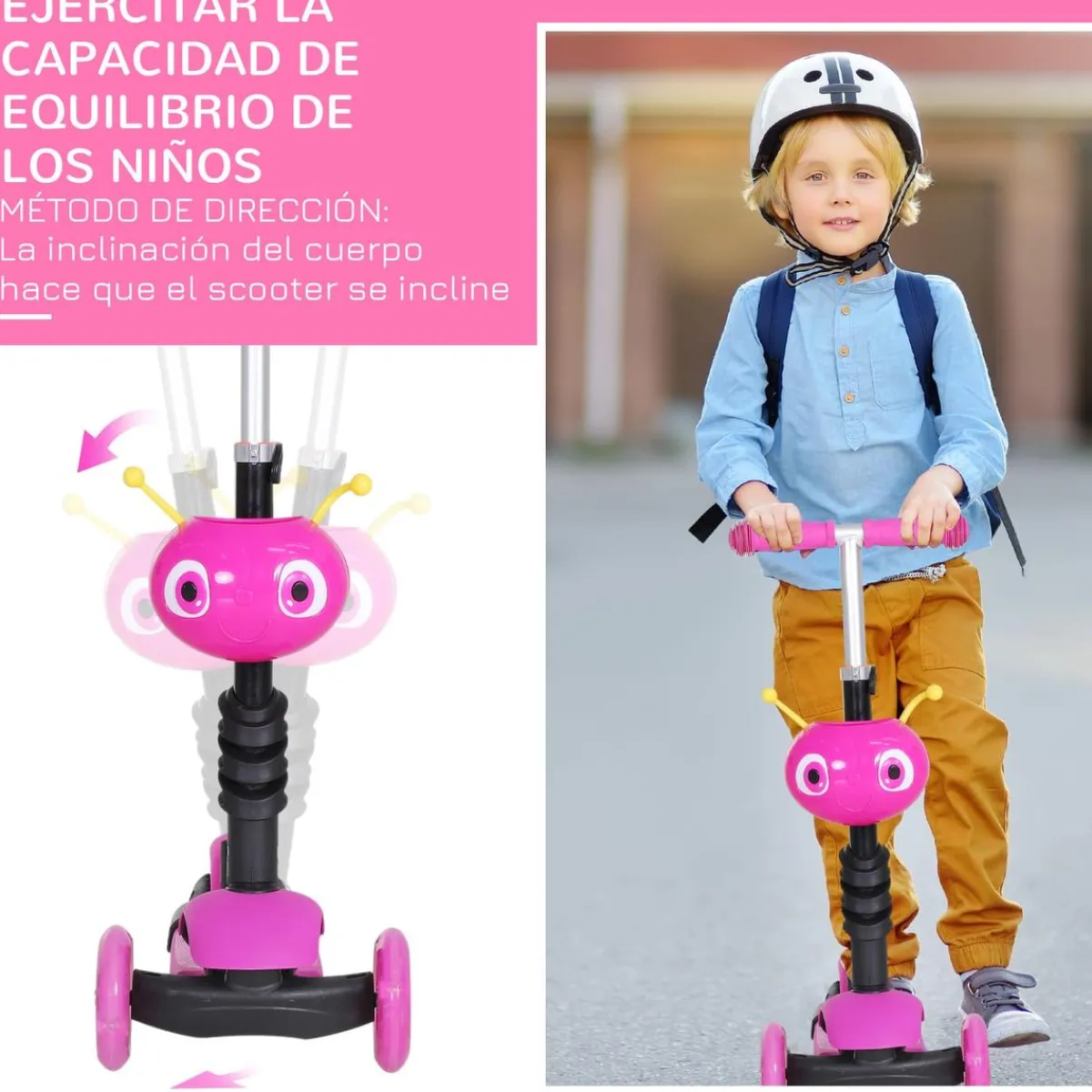 - Patinete scooter con asiento ajustable*Homcom Best