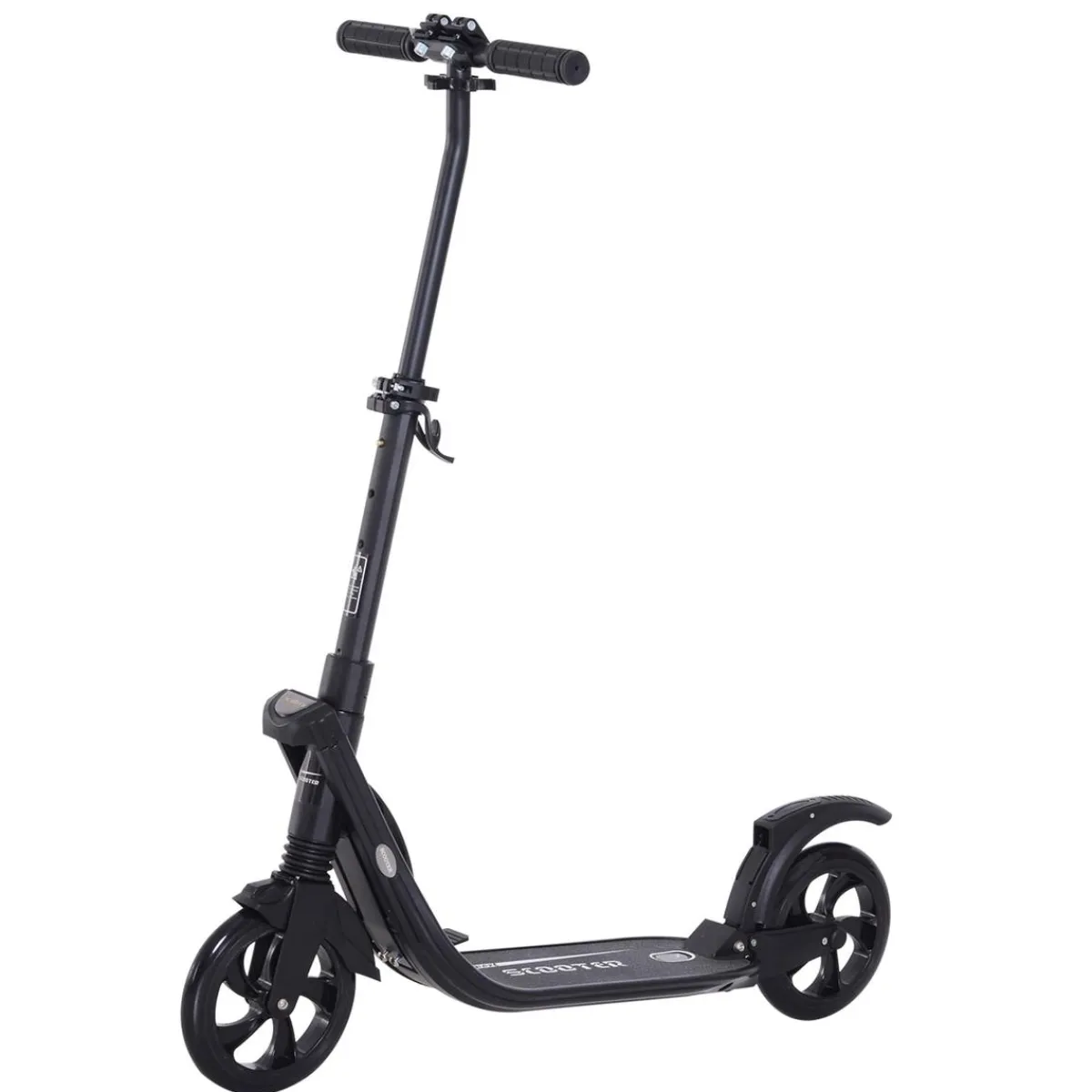 - Patinete Scooter Ajustable 2 ruedas Grande Negro*Homcom Outlet