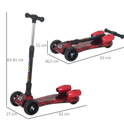 - Patinete Scooter plegable 3 ruedas*Homcom Outlet