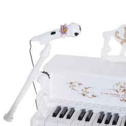 Online - Piano Electrónico 37 teclas con taburete Blanco Música|Electrónicos