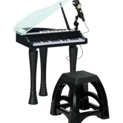 Online Homcom - Piano electrónico 32 teclas con taburete Música|Electrónicos