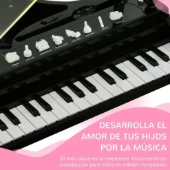 Online Homcom - Piano electrónico 32 teclas con taburete Música|Electrónicos