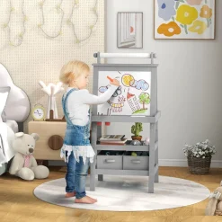 Online Homcom - Pizarra doble cara con caballete Steam|Arte Y Manualidades