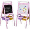 - Pizarra infantil 3 en 1 con caballete*Homcom Hot