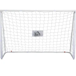 - Portería de fútbol 186x62x123 cm Blanco*Homcom Sale