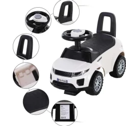 Outlet - Quad Correpasillos sin Pedales Blaco Vehículos De Batería O A Pedales