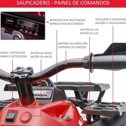 Hot - Quad eléctrico Vehículos De Batería O A Pedales