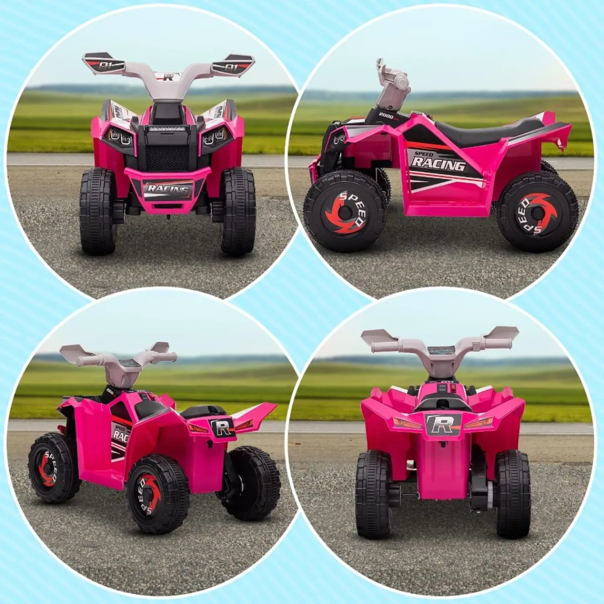 - Quad eléctrico batería 6 V*Homcom Online