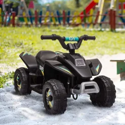 - Quad Eléctrico Batería 6V Negro*Homcom Online