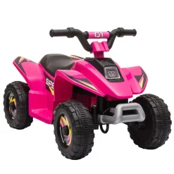 - Quad Eléctrico Batería 6V Rosa*Homcom Best