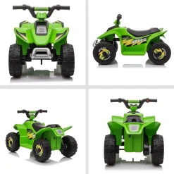 - Quad Eléctrico Batería 6V Verde*Homcom Discount