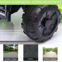 Clearance - Quad eléctrico con faros LED verde Vehículos De Batería O A Pedales