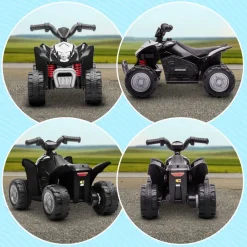 Sale Homcom - Quad eléctrico Honda Negro Vehículos De Batería O A Pedales