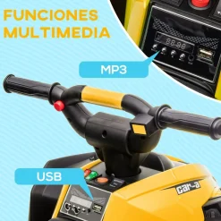 - Quad eléctrico infantil con música*Homcom Sale