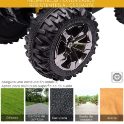 Online - Quad eléctrico 12V amarillo Vehículos De Batería O A Pedales