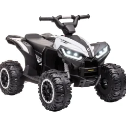 New - Quad eléctrico 12V blanco Vehículos De Batería O A Pedales