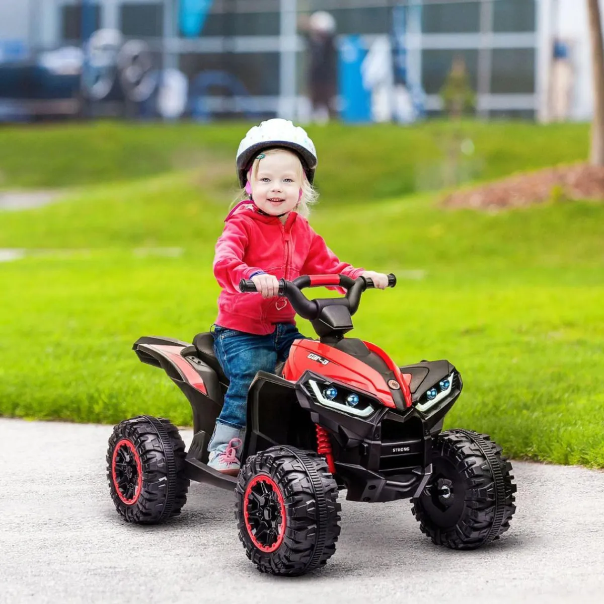 - Quad eléctrico 12V rojo*Homcom Hot