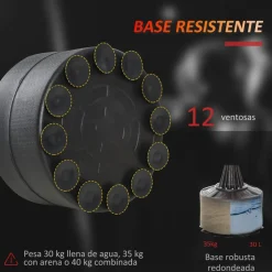 Clearance - Saco de boxeo de pie con brazo giratorio Deportes