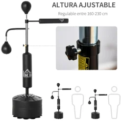 - Saco de boxeo de pie*Homcom