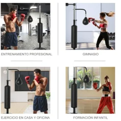 - Saco de boxeo de pie*Homcom