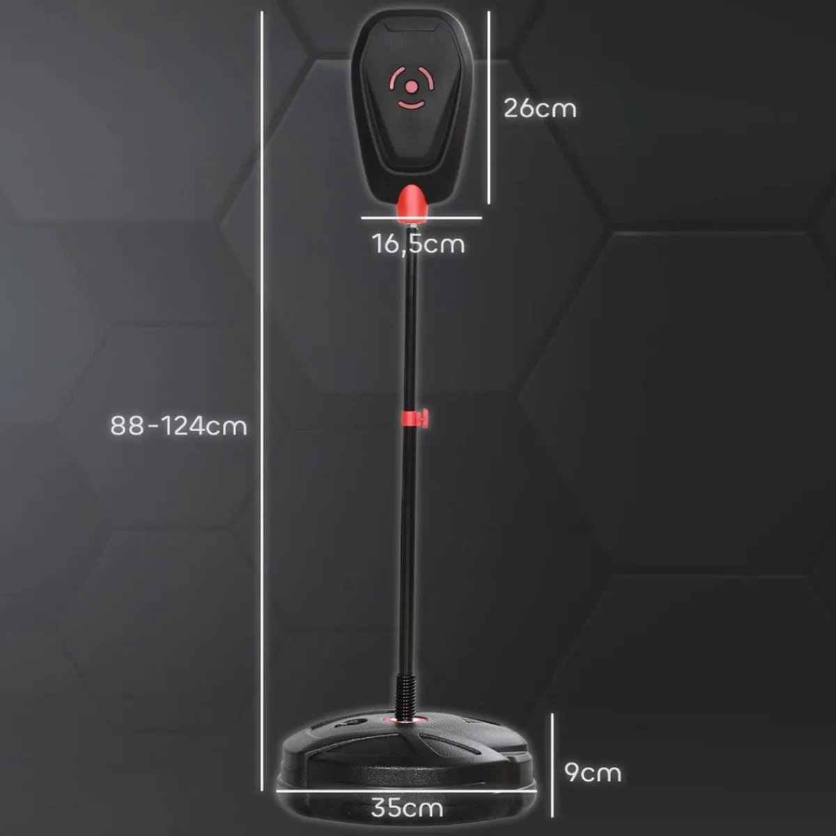 Homcom - Saco de boxeo infantil de pie 124 cm*AIYAPLAY