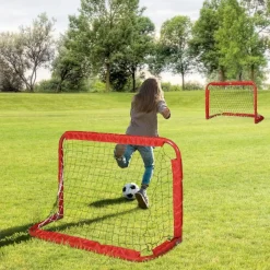 - Set de 2 porterías plegables de fútbol*Homcom