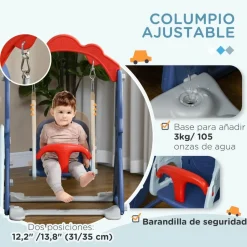 Best Homcom - Set juegos interior infantil 3 en 1 Entretenimiento·Hamacas Y Columpios