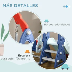 Best Homcom - Set juegos interior infantil 3 en 1 Entretenimiento·Hamacas Y Columpios
