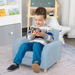 Discount - Sillón tela infantil Azul Entretenimiento·Hamacas Y Columpios|Estilo De Vida