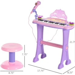 - Teclado Electrónico Infantil 32 Teclas*Homcom Online