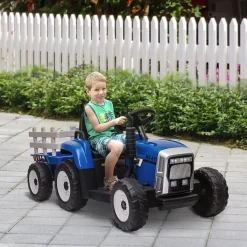 - Tractor eléctrico batería con remolque y mando a distancia*Homcom Online