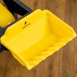 - Tractor excavadora a pedales con remolque amarillo*Homcom