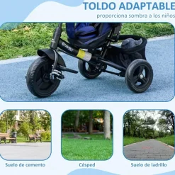 - Triciclo evolutivo Azul*Homcom Discount