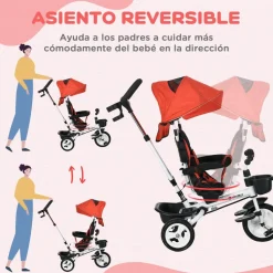 Sale - Triciclo Evolutivo con capota Reflectante - Rojo Motos Y Triciclos