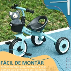 - Triciclo infantil Azul*Homcom Best