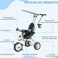 Discount - Triciclo para bebés 2 en 1 Motos Y Triciclos