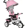 - Triciclo para bebé con capota Rosa*Homcom Discount
