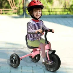 Best - Triciclo Rosa Vehículos De Batería O A Pedales