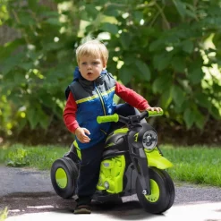 Homcom - Trimoto eléctrica batería 6 V con música y juegos Amarillo*AIYAPLAY Discount