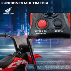 - Trimoto eléctrica infantil Honda*Homcom Clearance