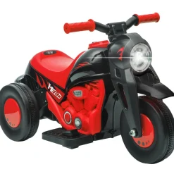 Discount Homcom - Trimoto eléctrica batería 6 V con música y juegos Rojo Vehículos De Batería O A Pedales