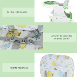 - Trona 3 en 1 verde*Homcom Best